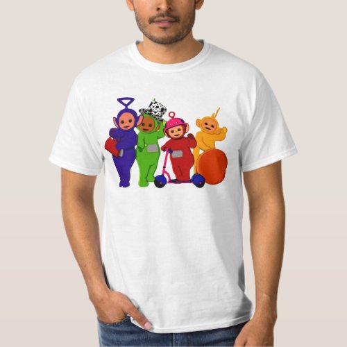 Teletubbies happy birthday 25 T_Shirt