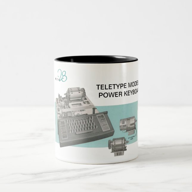 Teletype Model 28 Keyboard Mug (Center)