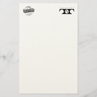 Teletype Stationary (Both Logos) Stationery
