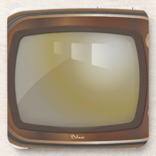 Television Beverage Coaster