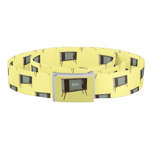 Television cartoon illustration belt