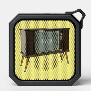 Television cartoon illustration bluetooth speaker