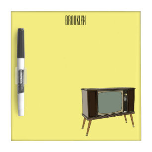 Television cartoon illustration dry erase board