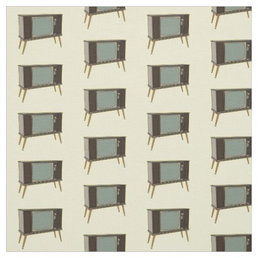 Television cartoon illustration fabric