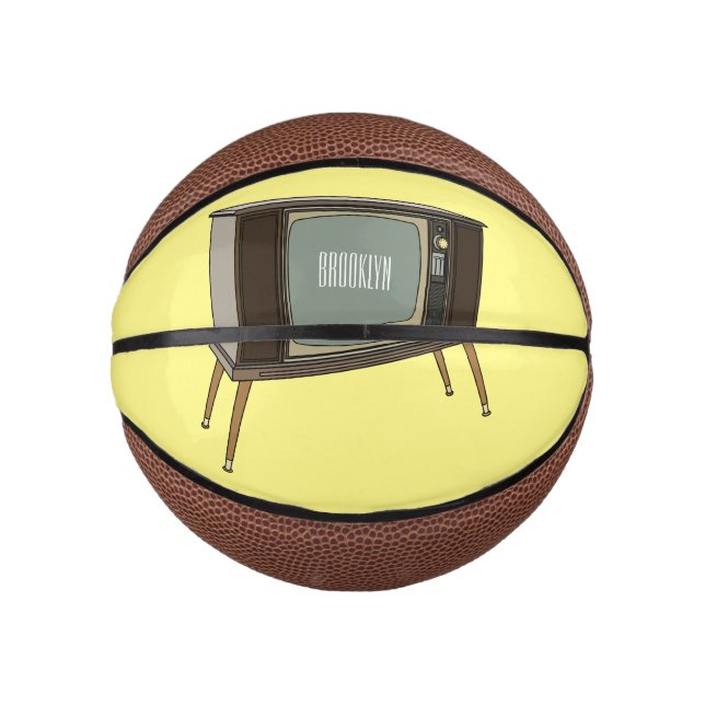 Television cartoon illustration mini basketball (Front)