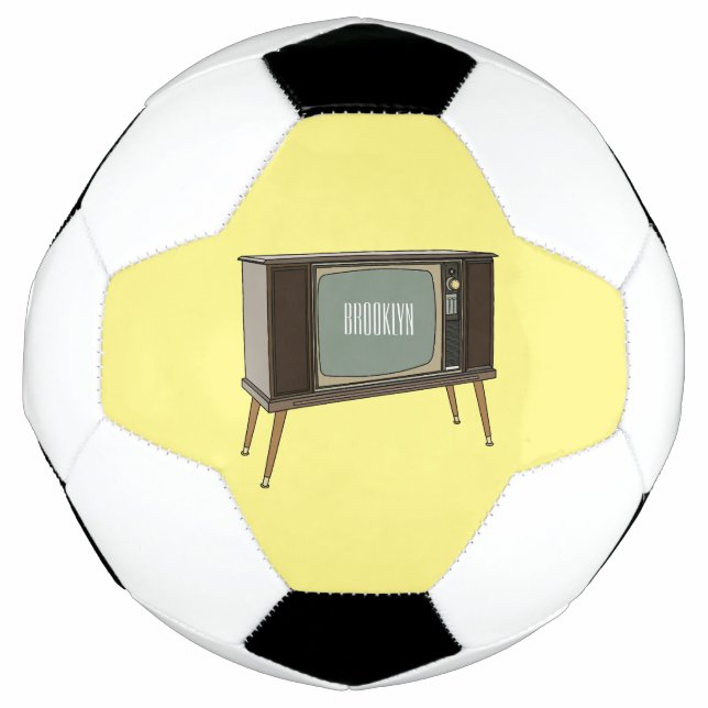 Television cartoon illustration soccer ball (Front)