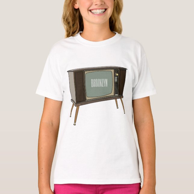 Television cartoon illustration T-Shirt (Front)
