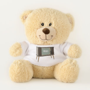 Television cartoon illustration teddy bear