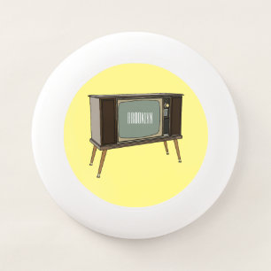 Television cartoon illustration Wham-O frisbee