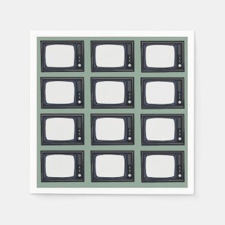 Television Old Classic Retro TV Pattern Party