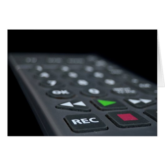 Television Remote Cards (Front Horizontal)