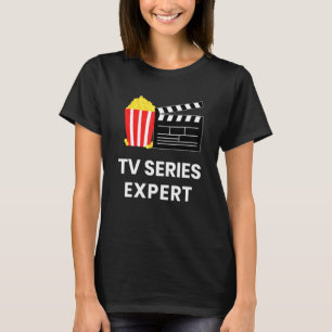 Television Show Binge Watch Tv Series Expert Food T-Shirt