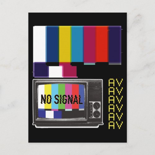 Television Test Card No Signal Vaporwave