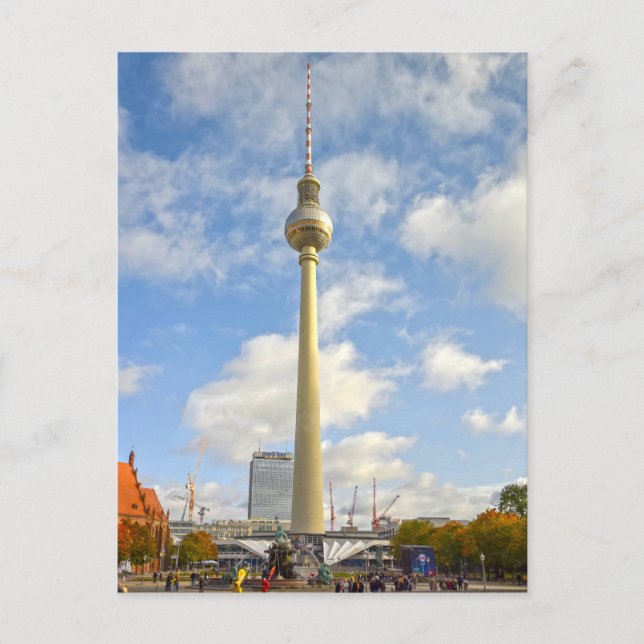 Television Tower, Berlin, Germany Postcard (Front)