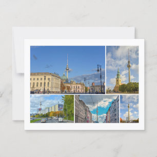 Television Tower, Berlin, Germany Postcard