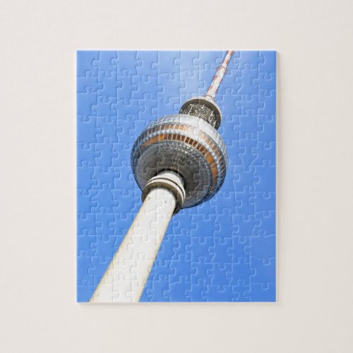 Television Tower Fernsehturm in Berlin Germany Jigsaw Puzzle
