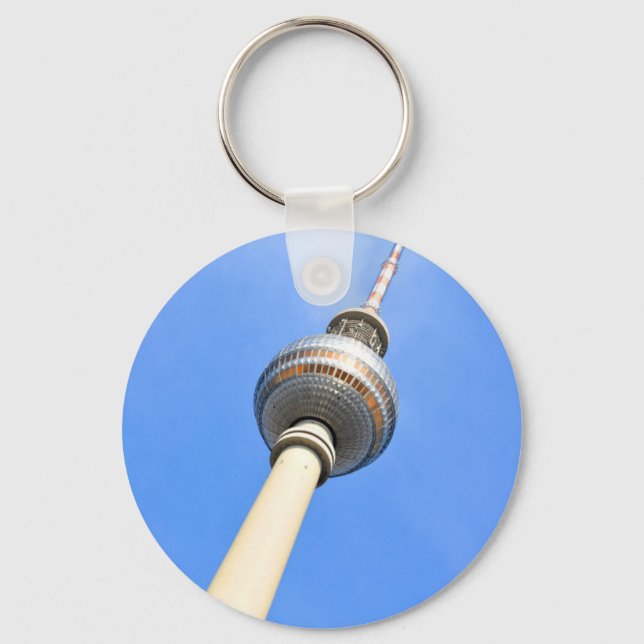 Television Tower (Fernsehturm) in Berlin, Germany Keychain (Front)