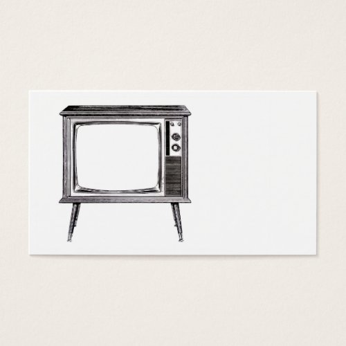 Retro Television Business Card