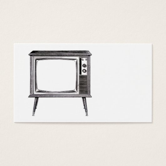 Television TV Set Retro Floor Console (Front)