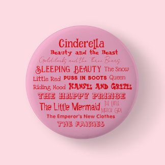 Tell a Fairy Tale Day Badge/ Button