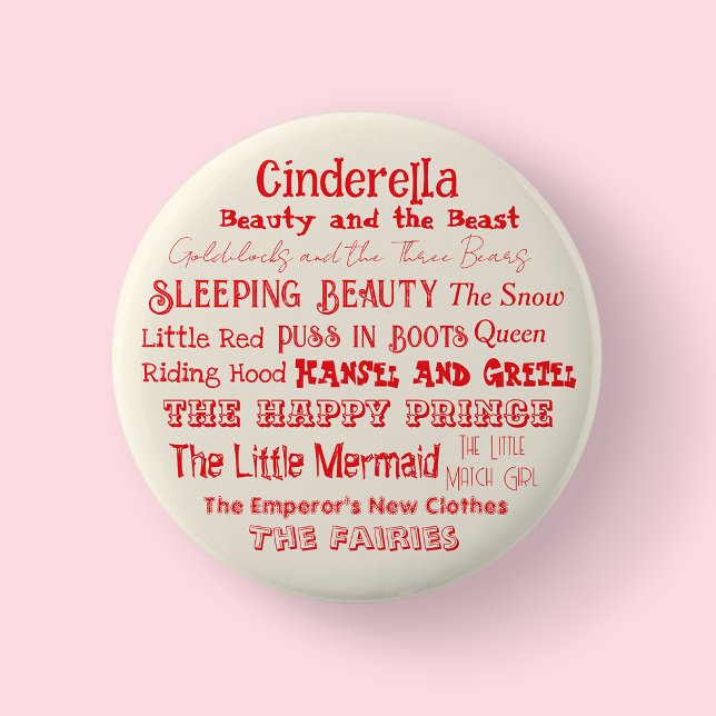 Tell a Fairy Tale Day Badge/ Button (Tell a Fairy Tale Day Badge/Button)