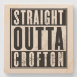 Tell &#39;em Where You&#39;re From.... Stone Coaster at Zazzle