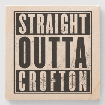 Tell 'em Where You're From.... Stone Coaster by TheRichieMart at Zazzle