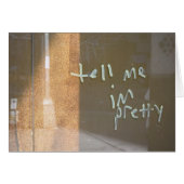 Tell Me I'm Pretty NYC Urban Graffiti Photography (Front Horizontal)