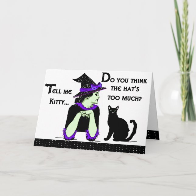 "Tell Me Kitty" Card (Front)