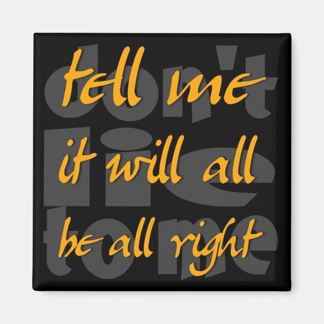 tell me magnet (Front)