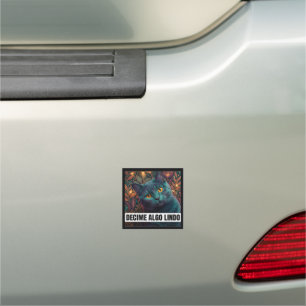 Tell Me Something Nice Bumper Sticker - High Visib Car Magnet