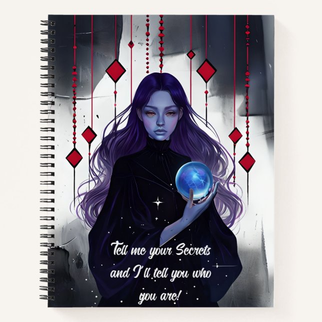 Tell me your secrets notebook (Front)