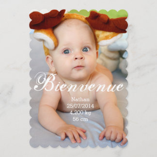 Tell of birth Boy Announcement