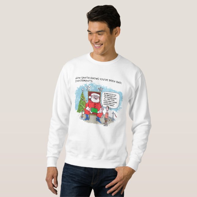Tell Santa sweatshirt (Front Full)