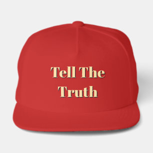 Tell The Truth  Red  Snap Back Hat