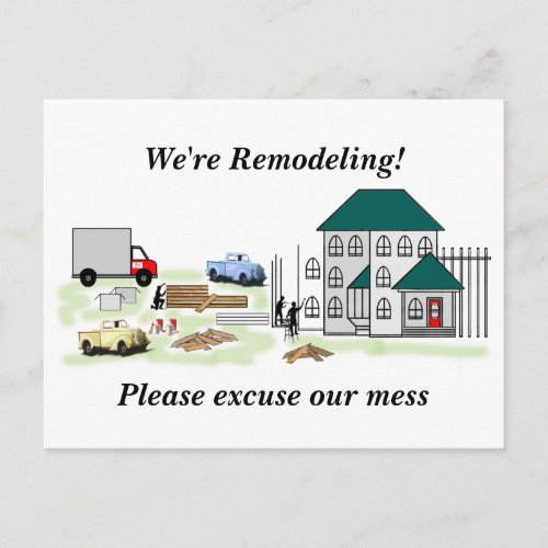 Tell your Neighbors about Your Home Project Postcard