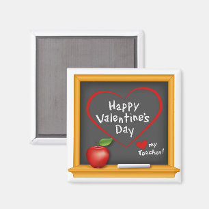 Tell your Teacher Happy Valentine's Day! Magnet