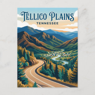 Tellico Plains USA Postcard