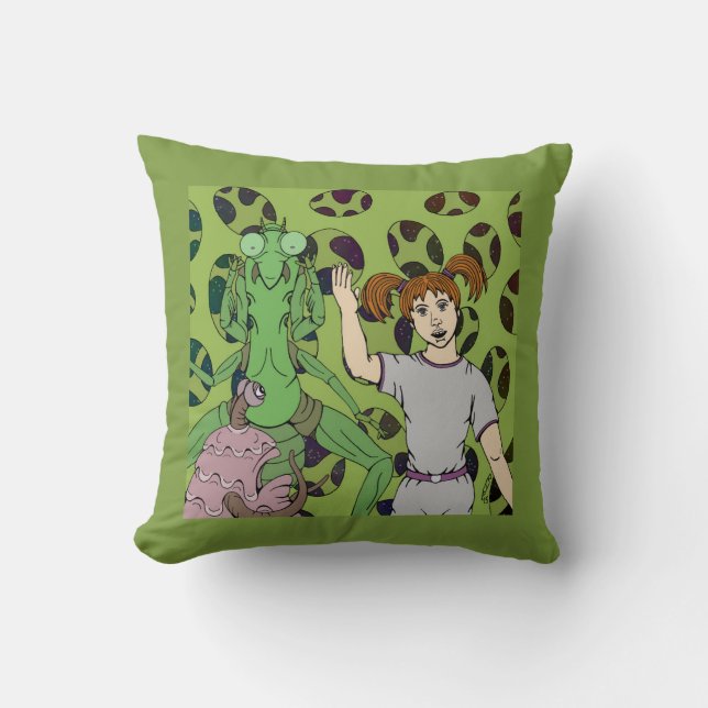 Telling Tales Throw Pillow (Front)