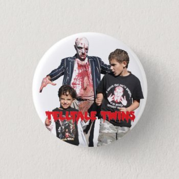 Telltale Twins Zombie Pin by Mikeybillz at Zazzle