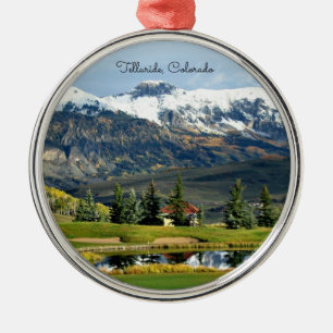 Telluride, Colorado - beautiful landscape photo Metal Ornament
