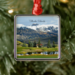 Telluride, Colorado - beautiful landscape photo Metal Ornament