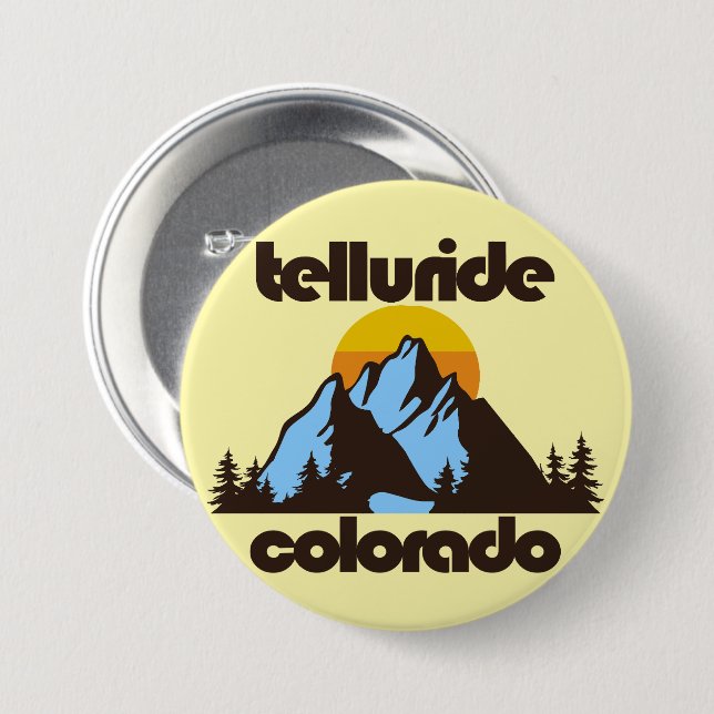 Telluride,Colorado Button (Front & Back)