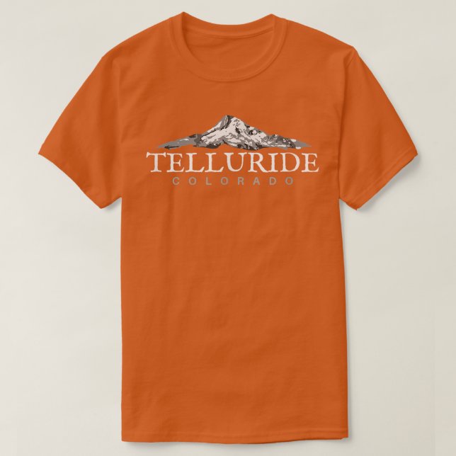 Telluride Colorado , Colorado Mountain Town Tee  (Design Front)