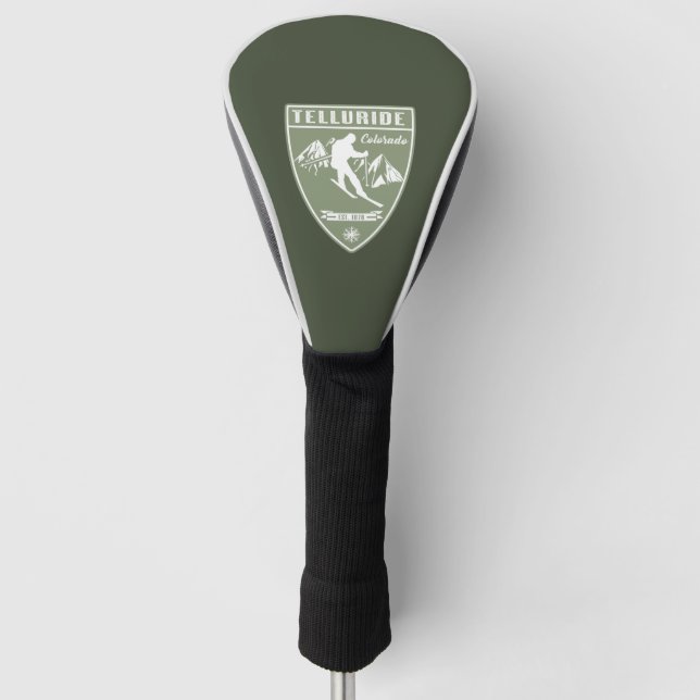 Telluride Colorado Golf Head Cover (Front)