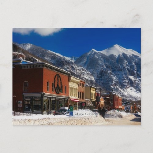 Telluride Colorado landscape photograph Postcard