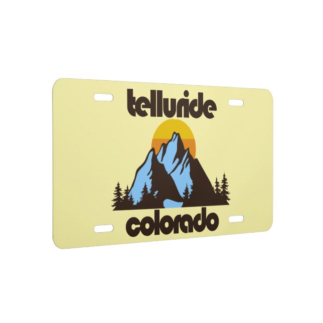 Telluride,Colorado License Plate (Right)
