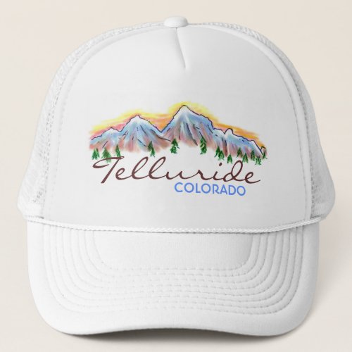 Telluride Colorado mountain art hat