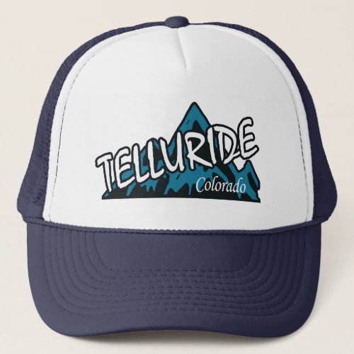 Telluride Colorado Mountains Trucker Hat