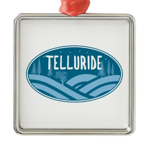 Telluride Colorado Outdoors Metal Ornament
